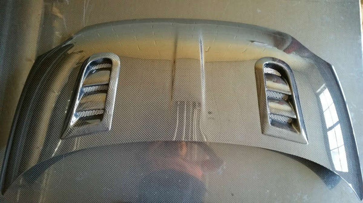 AC9010HCWT - Advan CWT Vented Design 2007-2023 Fiat 500 Carbon Fiber Hood