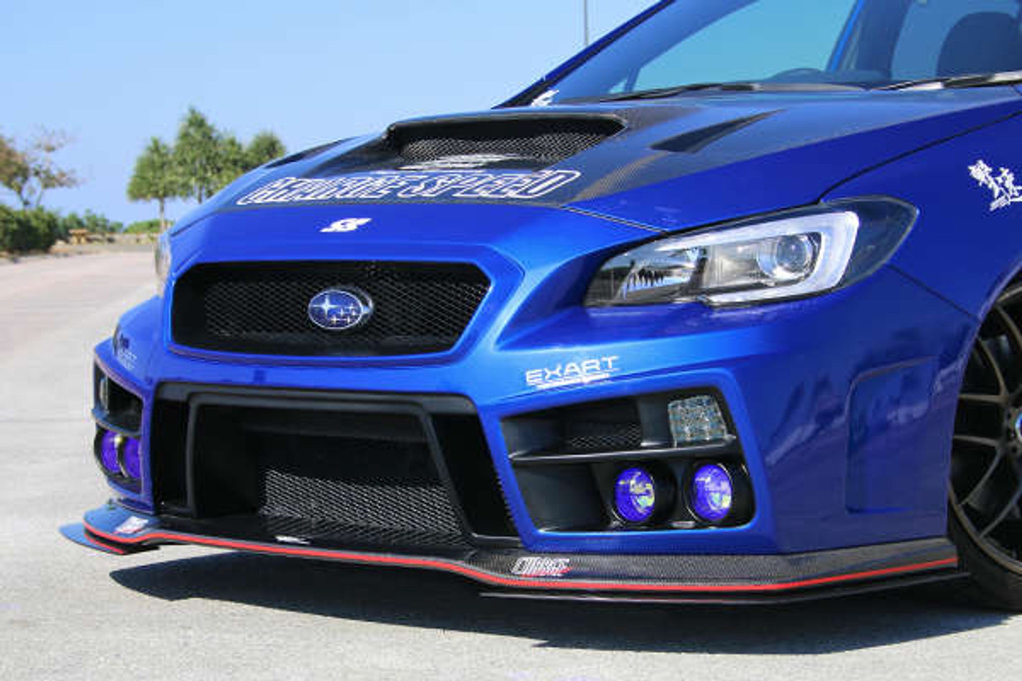 Charge Speed 2015-2021 Subaru WRX/ STi VA S4 Type-1A Front Bumper with CARBON FRONT LIP