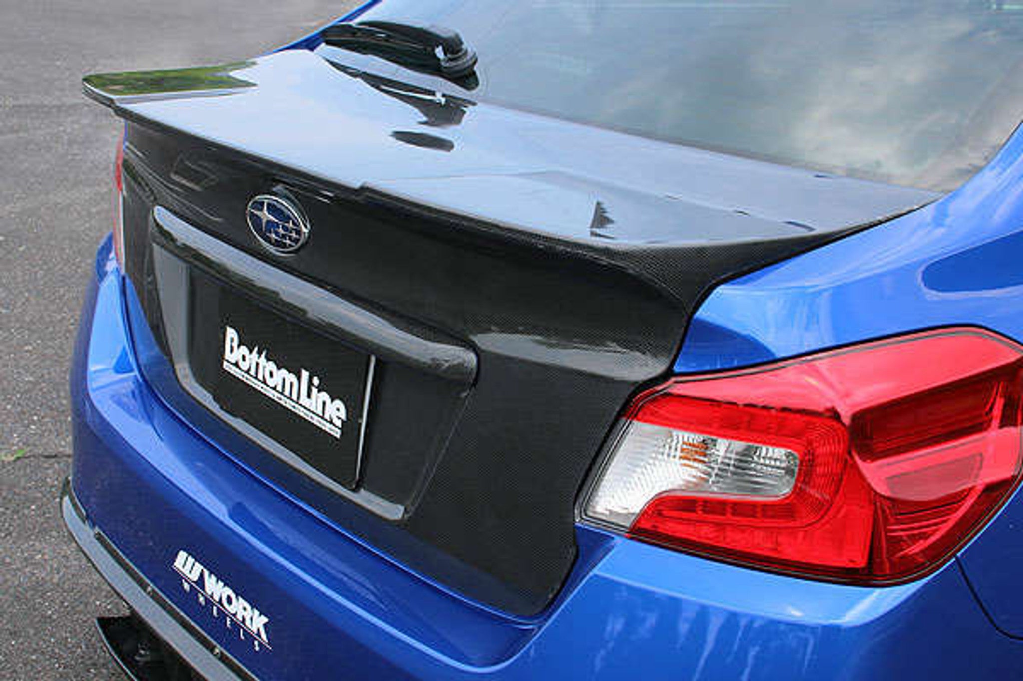 Charge Speed 2015-2021 Subaru WRX STi 4 Doors Sedan VA-B-C Carbon Aero Trunk with Integrated Rear Spoiler & Finisher