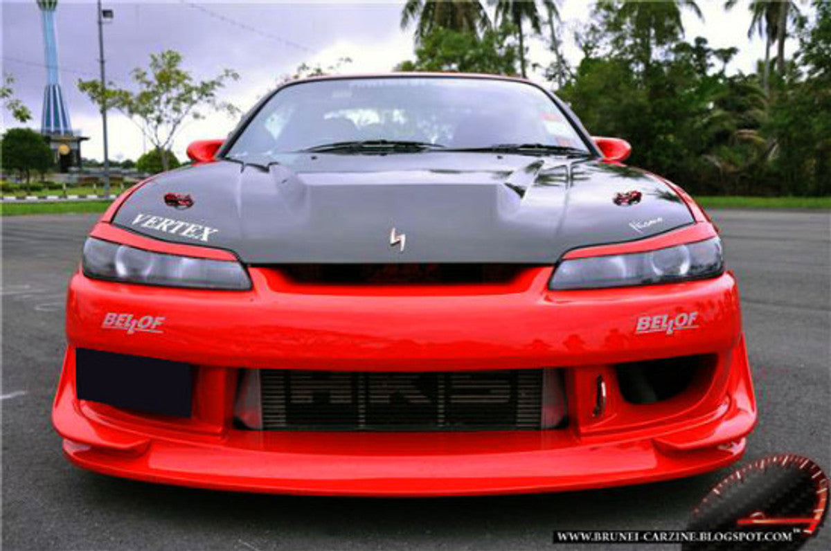 AC707HCI - Advan Intruder Design 1999-2005 Nissan 240SX S-15 Carbon Hood