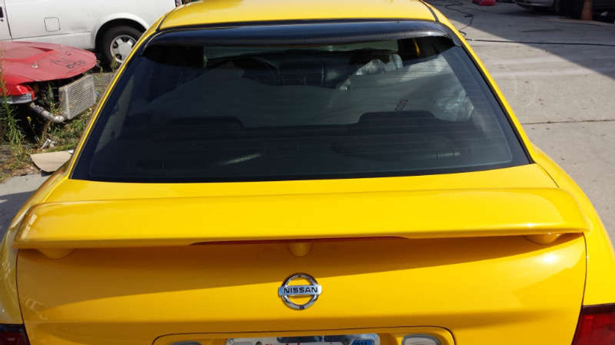 AC215RVC - Advan Design 2000-2005 Nissan Sentra Carbon Rear Window Visor