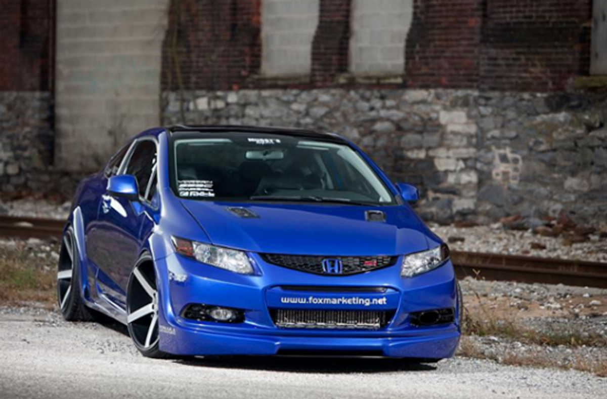 AC245HCM - Advan MGN Design 2012-2013 Honda Civic Coupe Carbon Hood