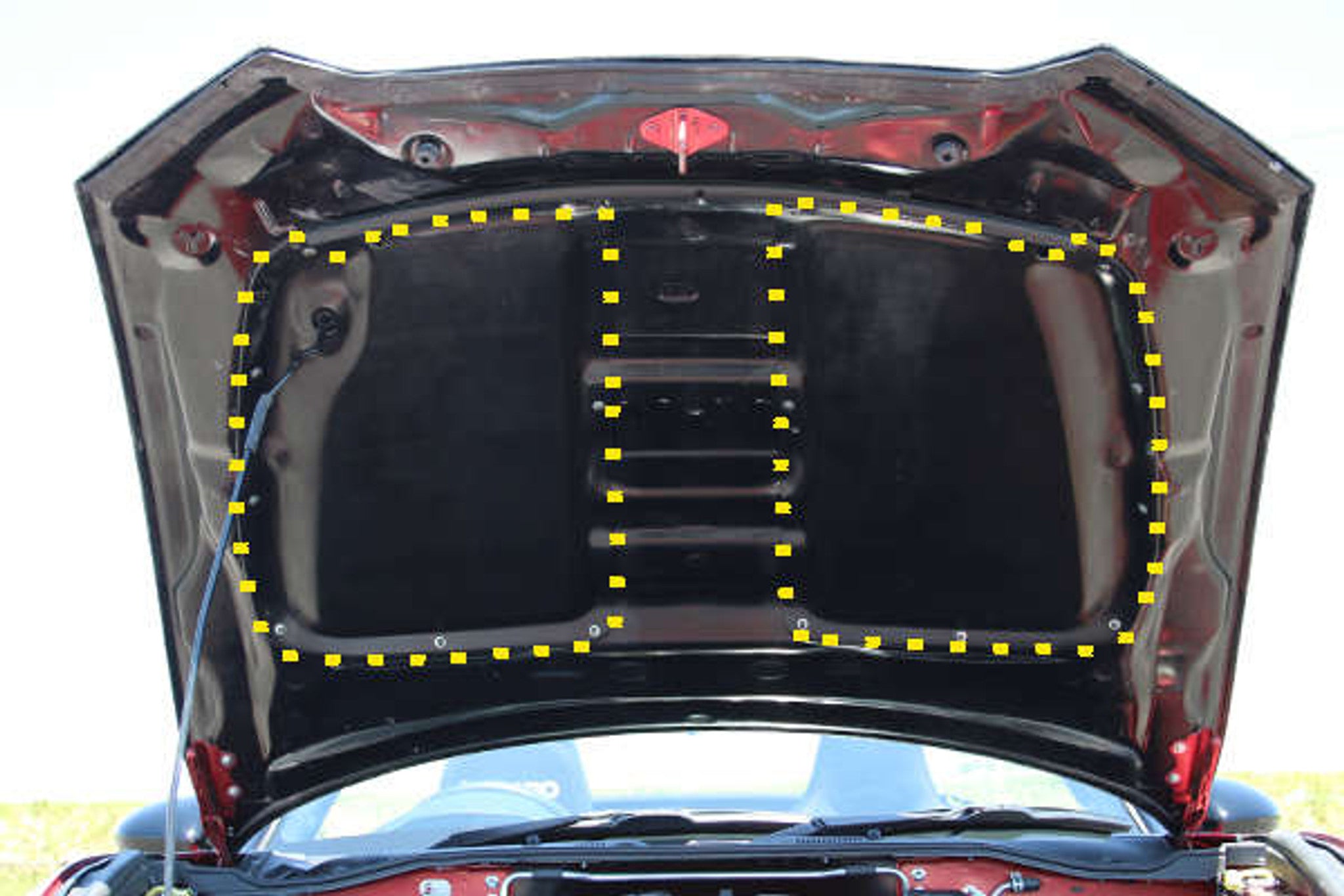 Charge Speed 2016-2023 Mazda Miata MX5 ND FRP Hood Rain Cover in FRP Black