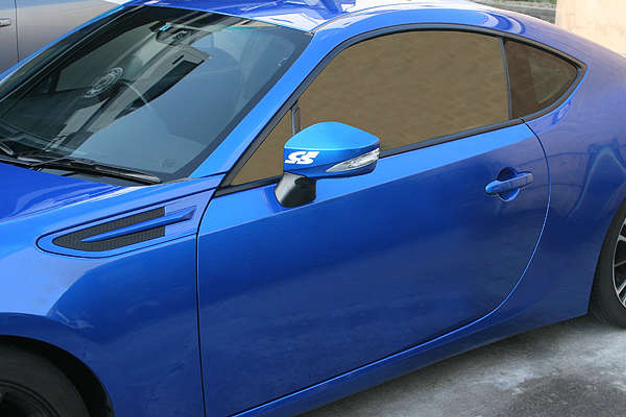 Charge Speed 2013-2020 Subaru BR-Z ZC-6/ Scion FR-S FT-86 Door Mirror Frame With LED & DRL - Lapis Blue Pearl/ Oceanic