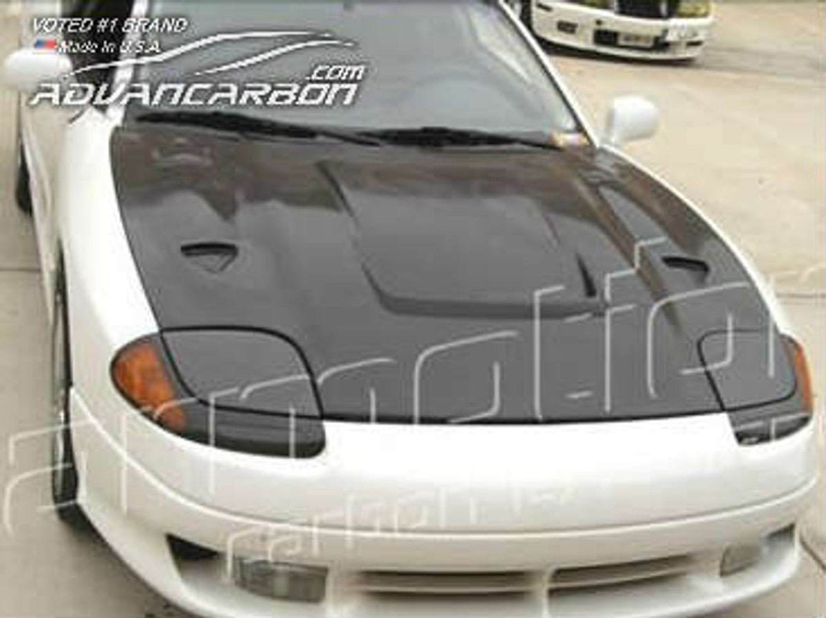 AC555KAR - Advan Velpar Design 1991-1993 Dodge Stealth Carbon Hood