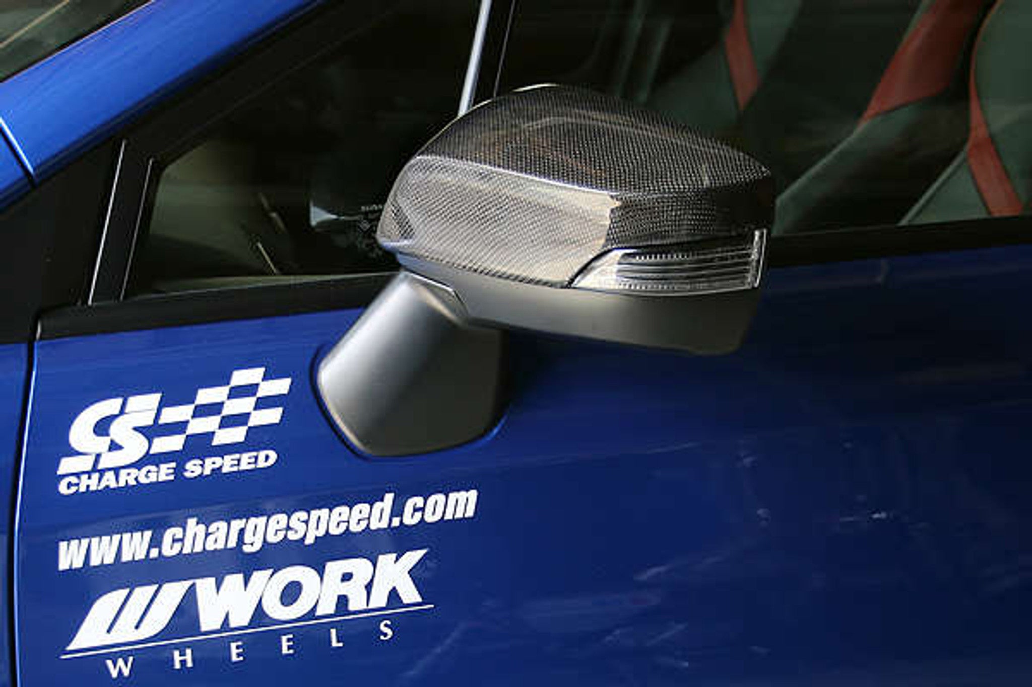 Charge Speed 2015-2021 Subaru WRX STi 4 Doors Sedan VA/ WRX S4 VAG JDM RHD Carbon Door Mirror Cowl