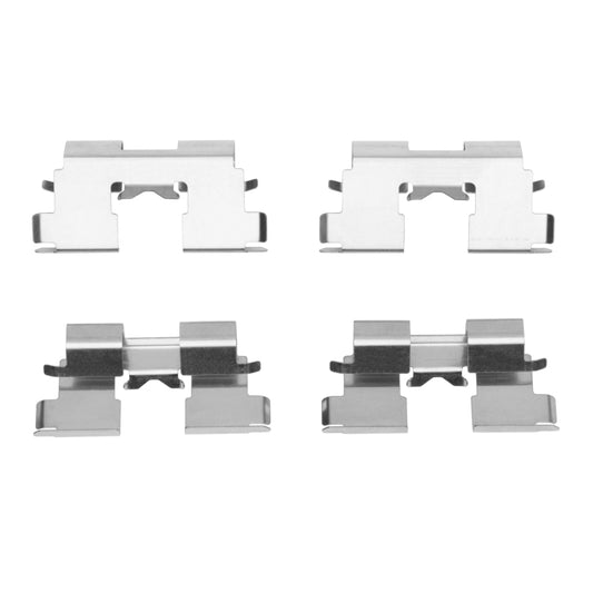 DMC 00-06 Infiniti I30 rear brake hardware kit with premium components, including clips and springs for brake assembly.
