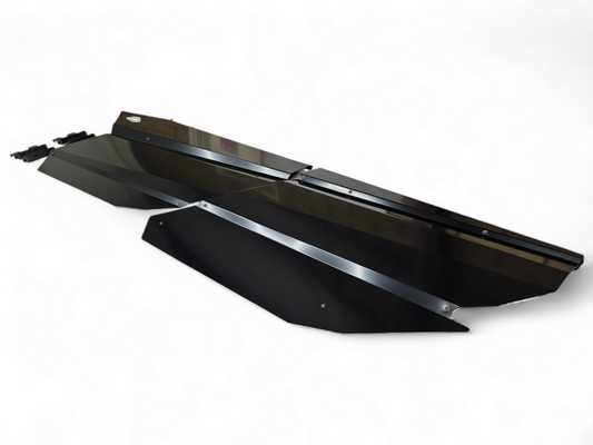 Elektric Off Road Can Am X3 Maverick Volt 4-seat offroad doors, black metal with handle and hinge details, for 2017+ models