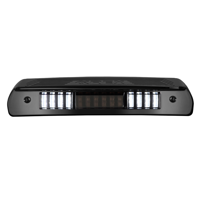 AlphaRex black 3rd brake light for Dodge RAM NOVA-Series 02-08, aftermarket LED brake light for enhanced visibility.