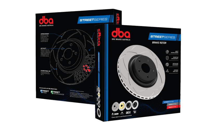 DBA 03-09 Toyota 4Runner Rear Slotted Street Series Rotor