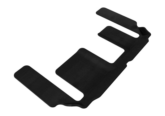 Black 3D MAXpider rubber floor mats for 2007-2015 Mazda CX-9 third row, showing textured surface and custom fit.