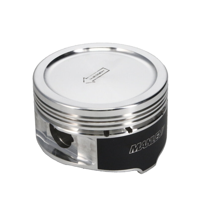 Manley Performance forged Ford 4.6L V8 piston set with 3.572-inch bore and 1.200-inch compression height, includes 8 pistons.