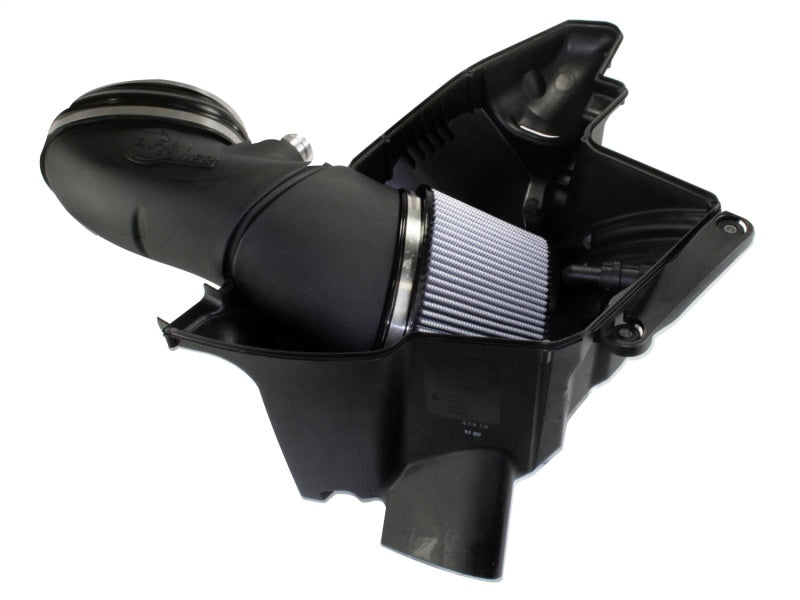 aFe MagnumFORCE Stage-2 PDS cold air intake for BMW M3 E9X V8 4.0L engine, showing the intake system with filters and piping.