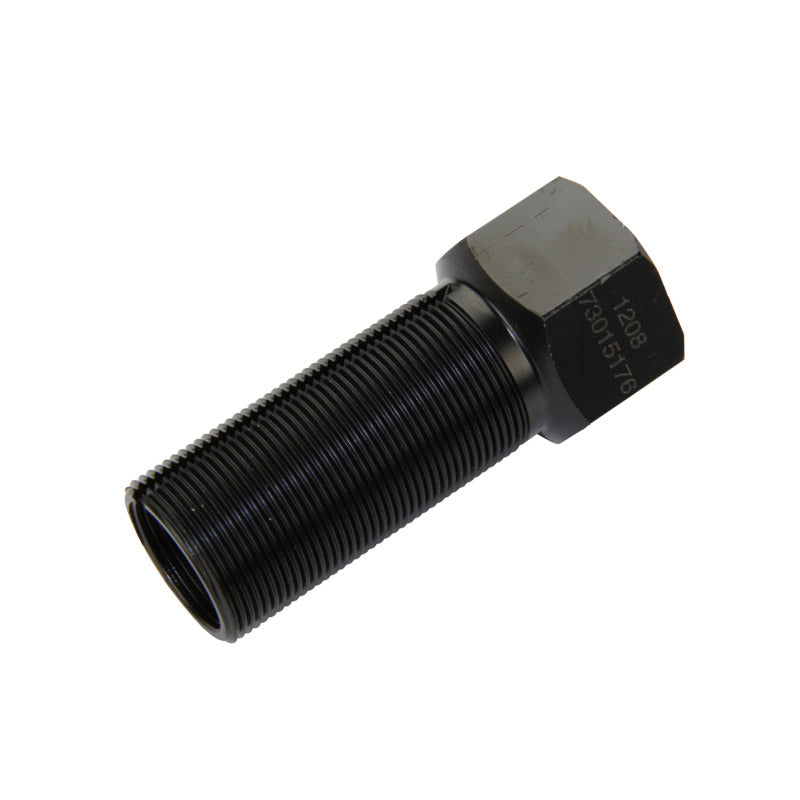 Moog 2018 Jeep Wrangler JK left outer tie rod, automotive suspension component, close-up of the metal tie rod part.