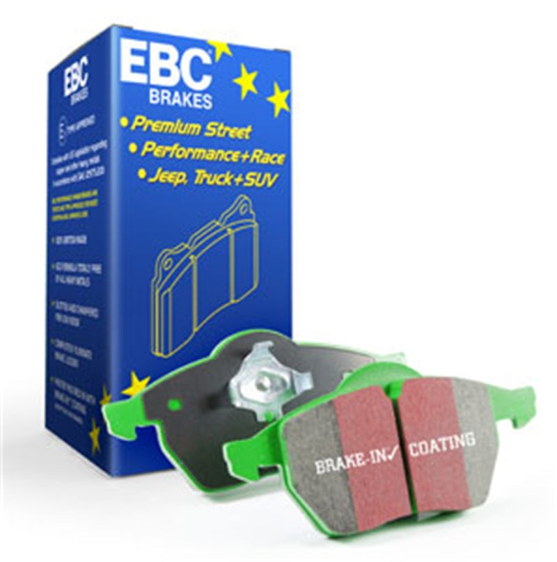 EBC Greenstuff rear brake pads for Mercedes-Benz C220 W202 1994-1995, performance brake pads with green friction material
