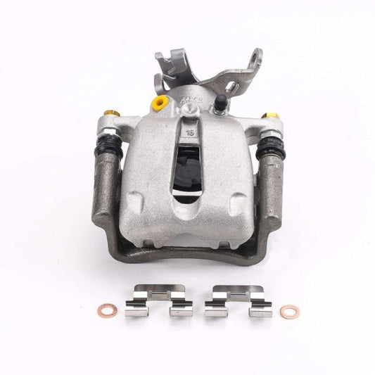 PowerStop rear right OE brake caliper with bracket for Chevrolet Malibu 2014-2015, designed for optimal stopping power and durability.