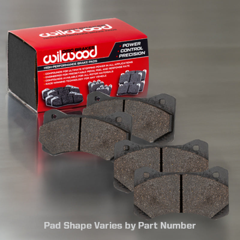 Wilwood BP-22 brake pad set for performance vehicles, showing two black brake pads with .800-inch thickness
