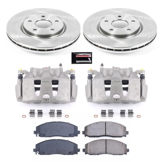 PowerStop OE front brake calipers for Dodge Journey 2012-2020 with Autospecialty kit and calipers in black finish.
