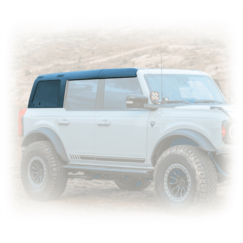 Turn Offroad 2021+ Ford Bronco Hard Top (4 Door) Primer/Badge Delete