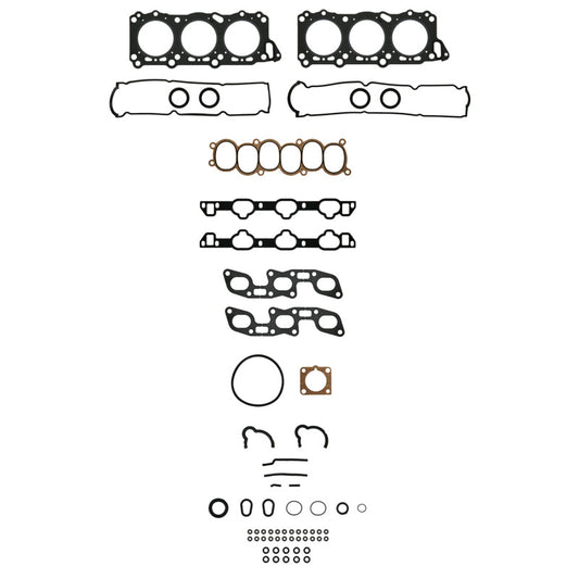 Fel-Pro Nissan 300ZX HS 26575 PT PermaTorque engine cylinder head gasket set showing gaskets and components.