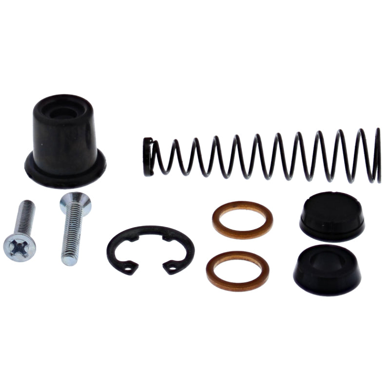 All Balls Racing front brake master cylinder rebuild kit for Kawasaki EX 650R (2017-2023), includes components for brake system repair.