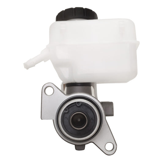 DFC Saturn L Series Sedan brake master cylinder, automotive part shown with metal body and brake fluid inlet ports.