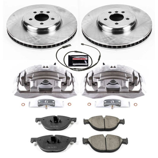 PowerStop brake calipers for BMW 750i xDrive, front OEM-style autospecialty kit with calipers visible in the image.