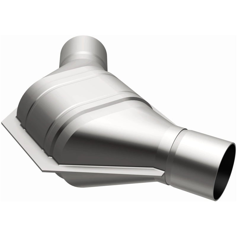 MagnaFlow Universal Catalytic Converter 2.25 Angled In/Out Front CA