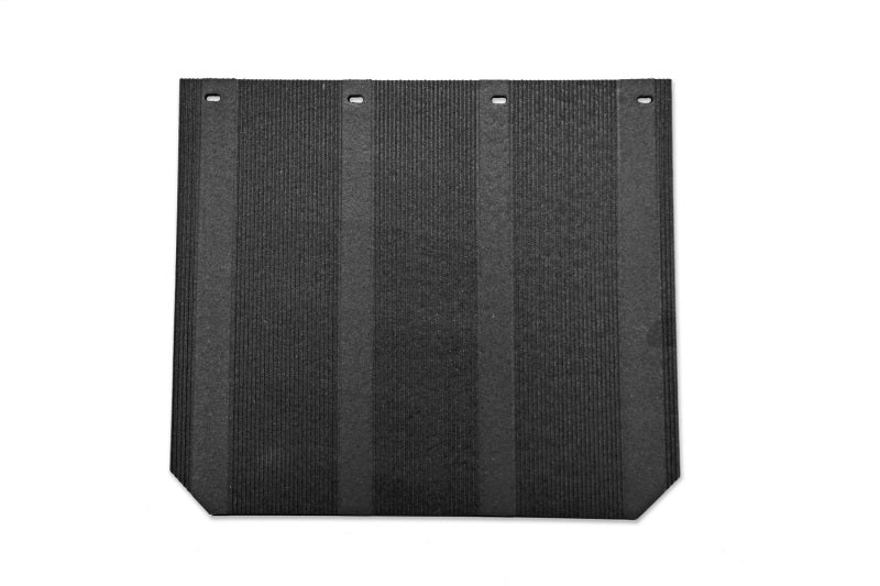 Putco polished stainless steel mud flaps set for 2020 Chevy Silverado and Sierra HD front and rear with hex shield design.