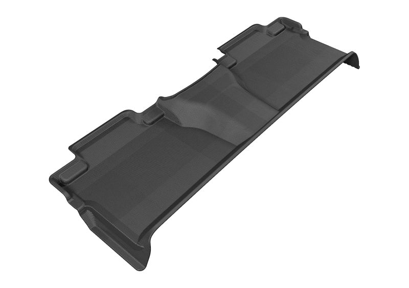Black 3D MAXpider rubber floor mats for 2014-2020 Toyota Tundra Crewmax 2nd row, durable automotive interior protection.