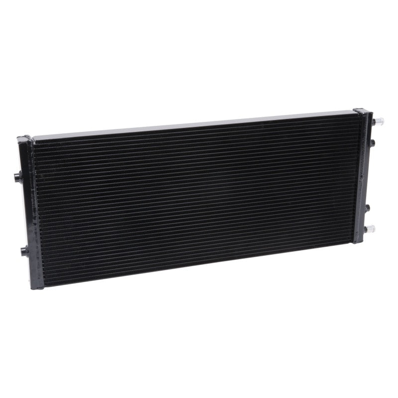 Edelbrock intercooler heat exchanger dual pass, 55,000 Btu/hr, black, 34x14x2.25 inches, for automotive turbocharging systems