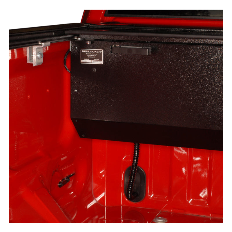 Pace Edwards BedLocker retractable bed cover on a 2015 Chevy Silverado 1500 with matte finish, 6ft 6in truck bed.