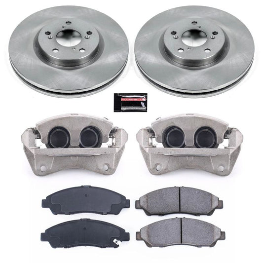 PowerStop OE front brake calipers for 2009-2015 Honda Pilot, Autospecialty kit with calipers visible in the image.