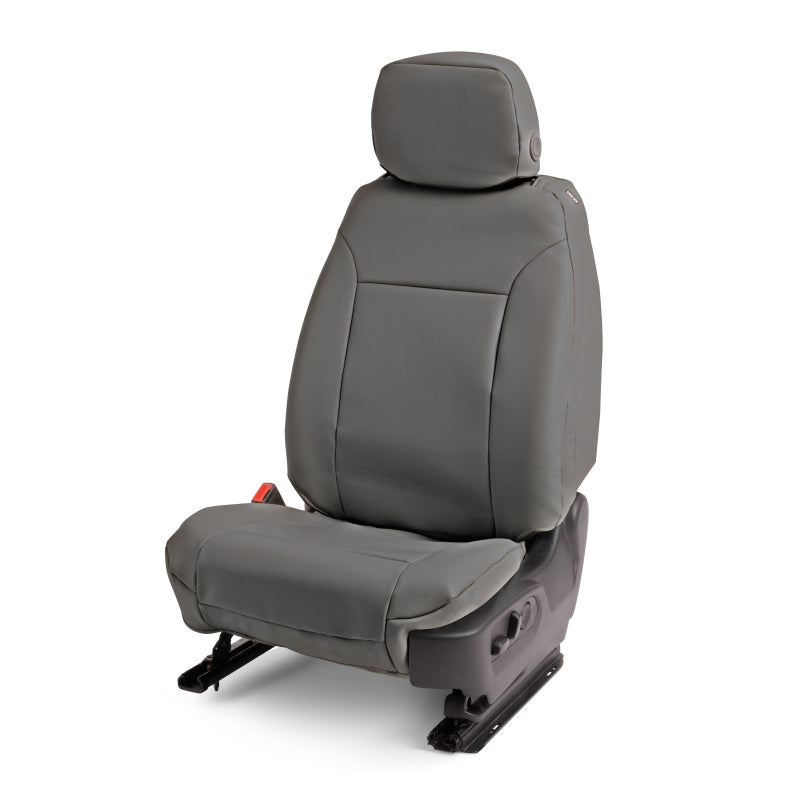 Covercraft Leatherette second row seat covers for Toyota Grand Highlander, custom-fit, designed to protect and enhance vehicle interior.