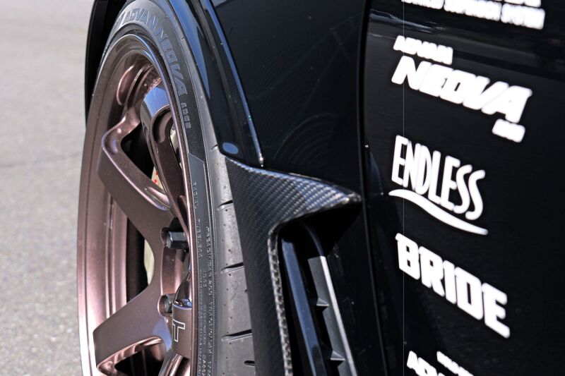 HKS FL5 Fender Molding from the body kit showing sleek, aerodynamic design for enhanced vehicle styling.
