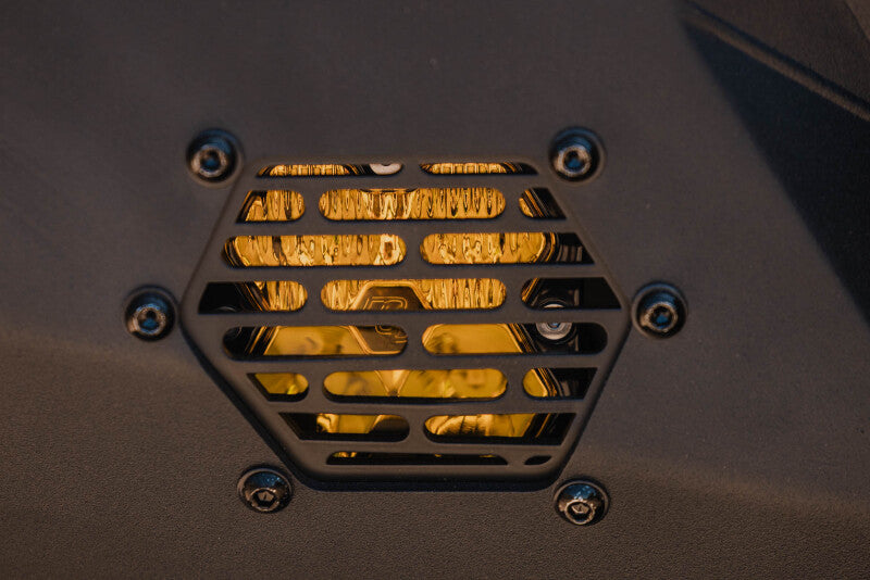 Steel rear bumper for Toyota Tundra, DV8 Offroad Spec Series, rugged off-road design with reinforced steel construction.