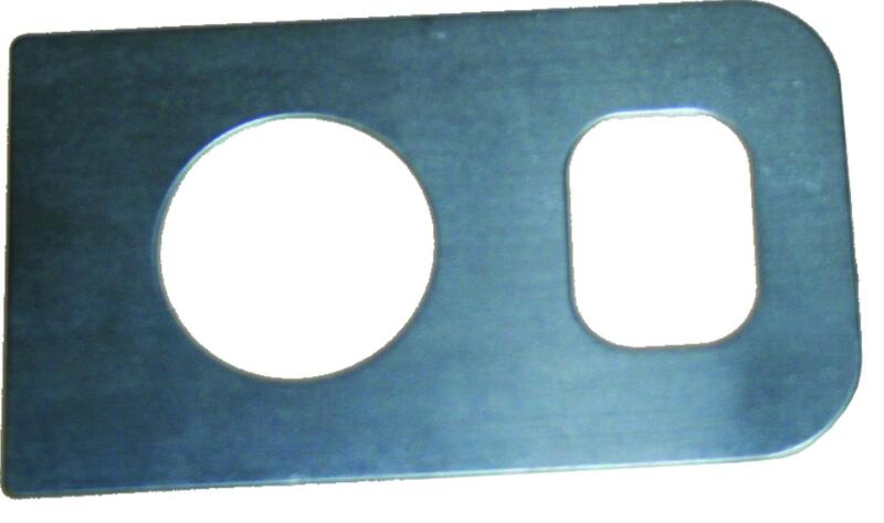 Moog Hendrickson adjustable walking beam alignment shim for suspension alignment kits, showing the metal shim component.