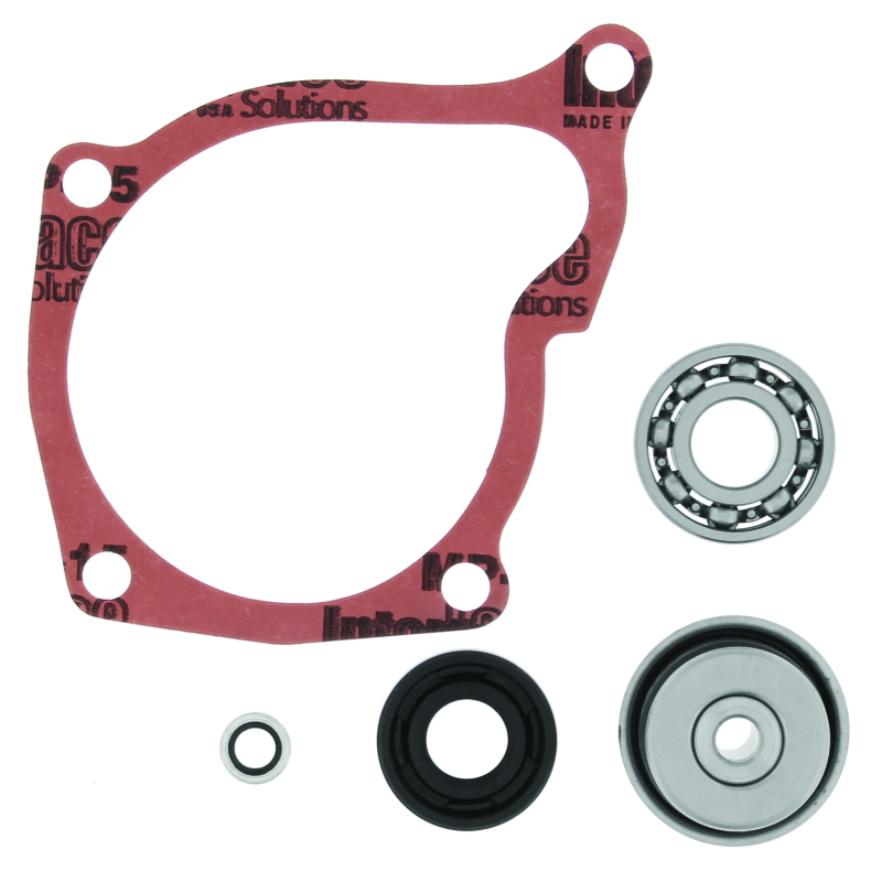 QuadBoss water pump rebuild kit for Polaris ATP 500 4x4, showing components and parts for repair and replacement.