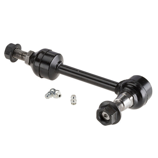 Moog Ford F-150 front sway bar endlinks, compatible with 2004-2005 model, for improved vehicle stability and handling.