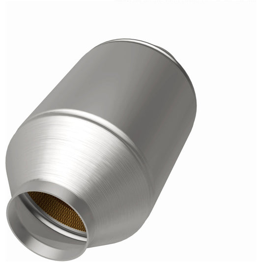 MagnaFlow universal catalytic converter with 2-inch inlet and outlet, designed for pre-OBDII vehicles.