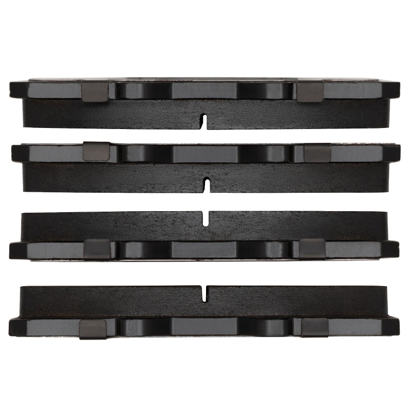 Front R1 Optimum OE brake pads for Toyota 4Runner 1991-1998 by R1 Concepts, shown in a close-up image.