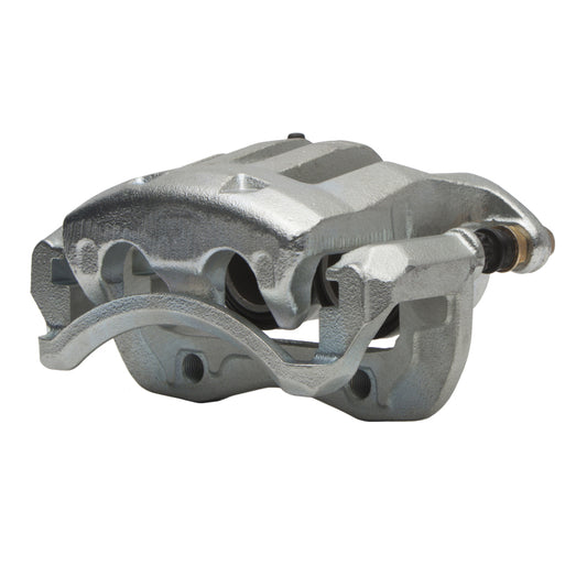 Silver zinc coated DFC OE front brake caliper for Nissan XTerra 00-04, premium replacement part with precise fit.
