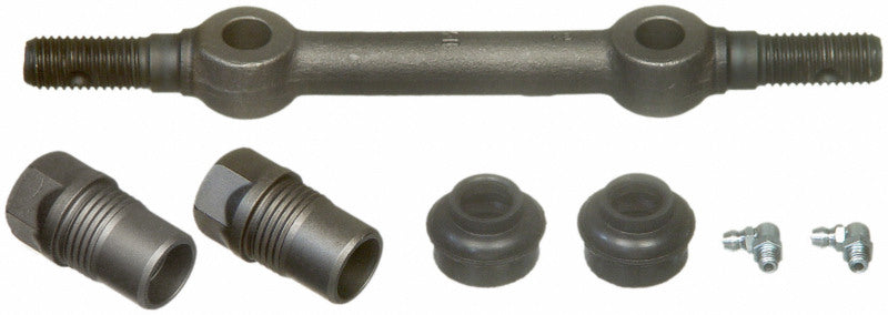 Moog Ford Courier 72-82 front upper control arm, automotive suspension part with ball joint and metal arm visible.