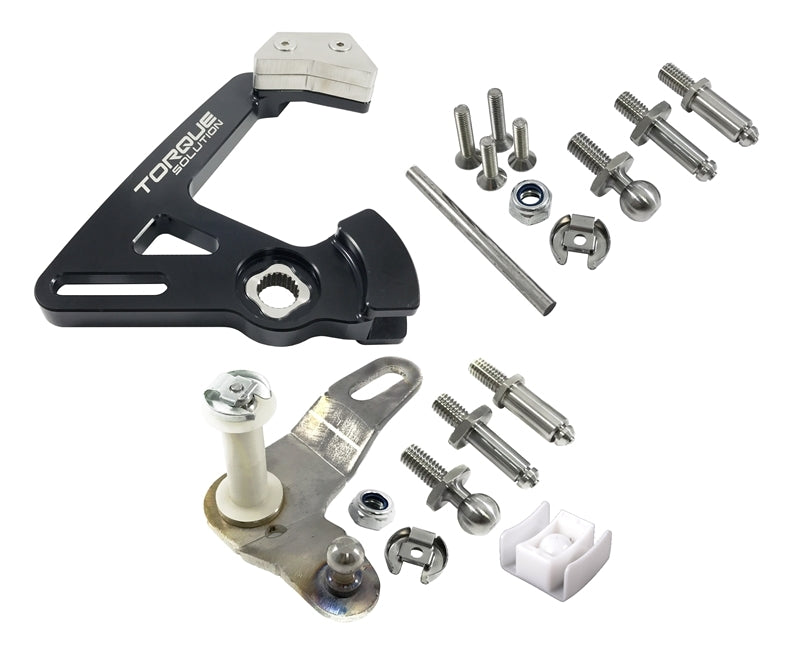 Torque Solution short shifter with stainless lever for Volkswagen MK5/MK6/MK7 and Audi MK2/MK3 6-speed vehicles.