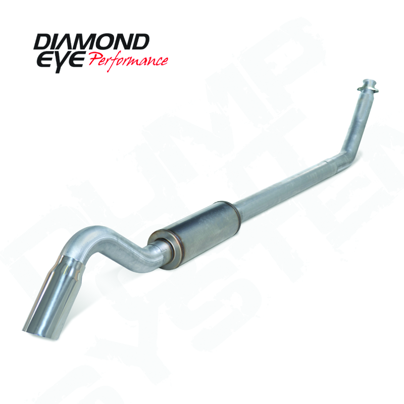 Diamond Eye Performance turbo back exhaust kit for 1994-2002 Cummins 5.9L, featuring a Diamond Eye turbo back design.
