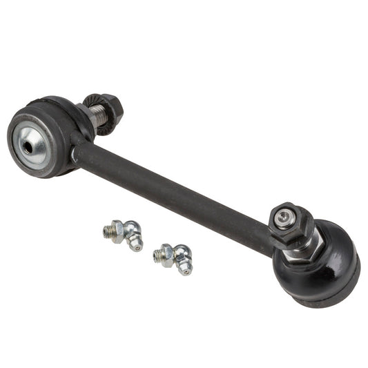 Moog front left sway bar endlink kit for Isuzu i-350 2006 model, showing the metal link with rubber bushings.