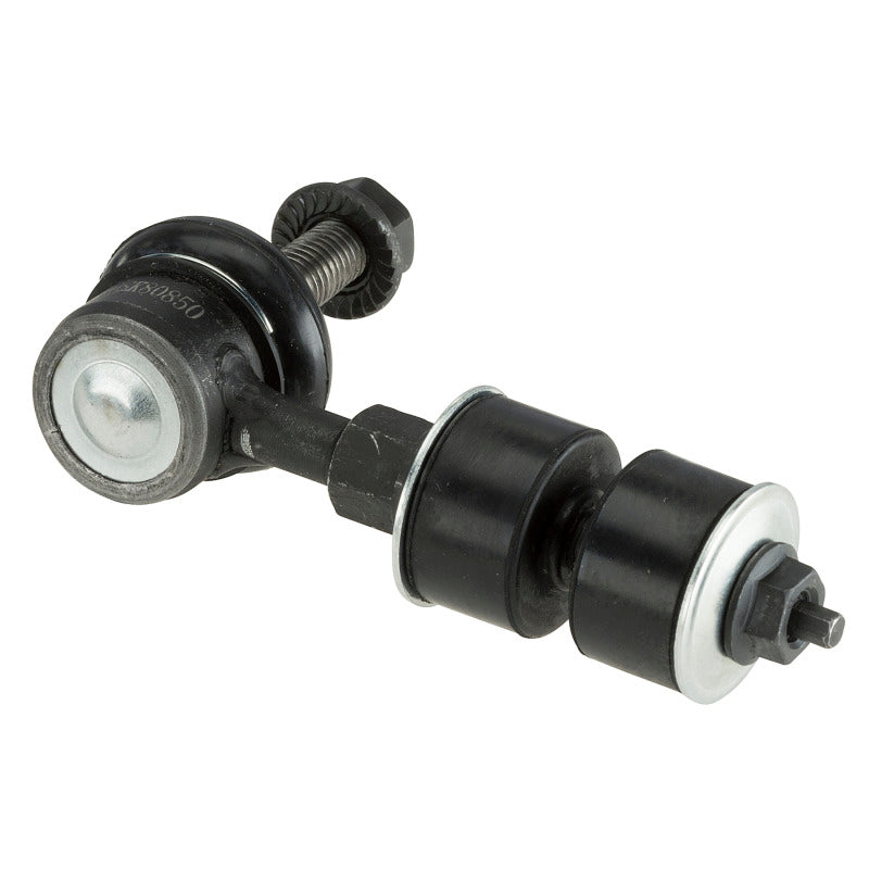 Moog Chevrolet Equinox rear sway bar endlinks kit showing metal links with mounting bushings for suspension stability.