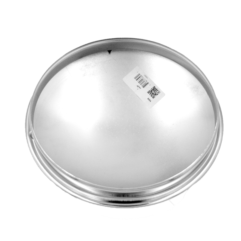 Raceline CP60 Smoothie Cap chrome wheel center cap showing shiny, smooth chrome finish and Raceline branding on a vehicle wheel