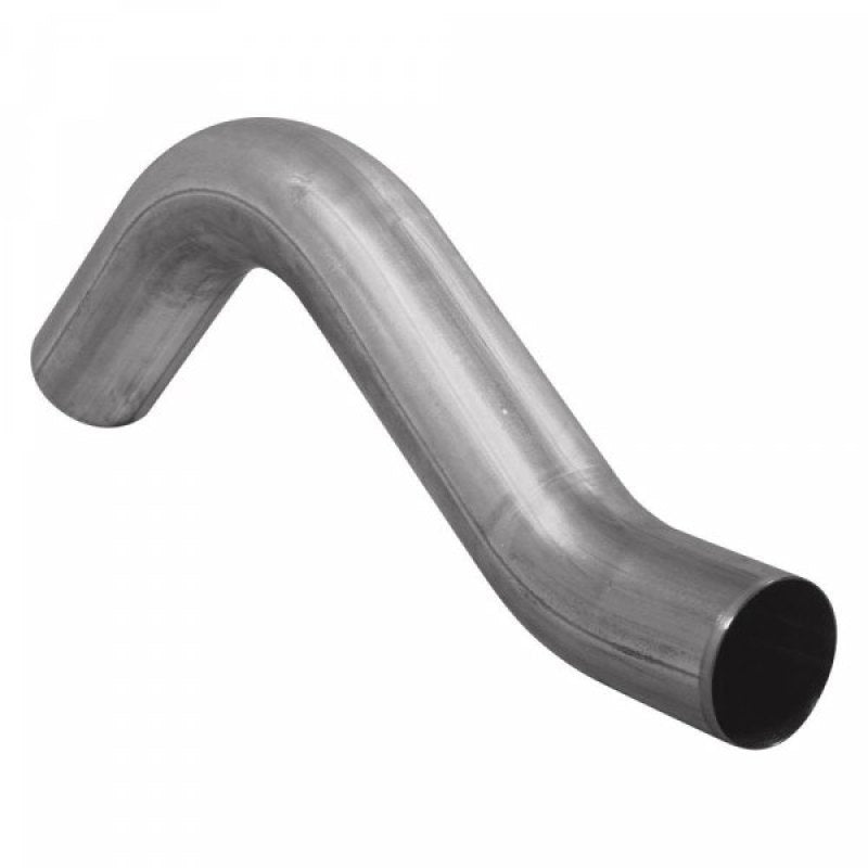 Diamond Eye Performance Diamond Eye TP1 4-inch AL DDG tail pipe for Dodge 5.9L Cummins 2500/3500 trucks, showing the polished aluminum finish.