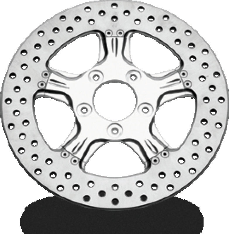Performance Machine Disc/Carr 11.8 Wrath Front - Chrome
